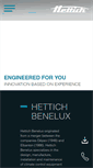 Mobile Screenshot of hettichbenelux.com