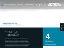Tablet Screenshot of hettichbenelux.com